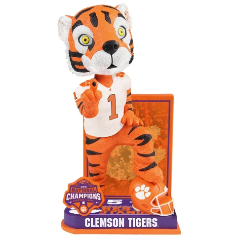 The Tiger Clemson Tigers 2018 Undefeated Season Bobblehead NCAA Cover