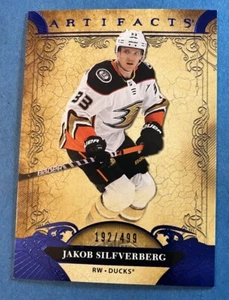 2020-21 Artifacts Blue Sapphire Parallel #66 Jakob Silfverberg Ducks #192/499 - Picture 1 of 2