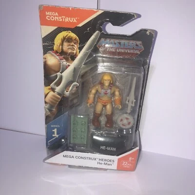Mega Construx Masters of the Universe Series 1 He-Man Figure 2017 MOTU Heman - Image 1 of 2