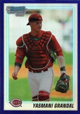 2010 Bowman Chrome Draft Prospects Purple Refractors #BDPP67 Yasmani Grandal