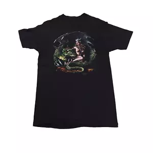 Camisa Fantasy Dragon Just Brass Eagle 3D Emblema Sturgis 88 Vintage Años 80 Harley M - Imagen 1 de 11