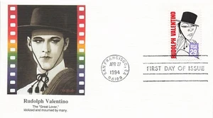 US 2819-2828 FDC Silent Screen Stars Fleetwood Set of 10 - Picture 1 of 21