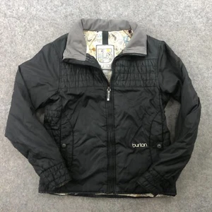 BURTON Jacket Womens Small Black Lined Lightweight Quilted Outdoors - Picture 1 of 14