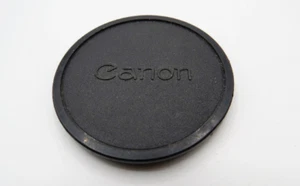 Vintage Canon Black Plastic Lens Cap - Canon AE-1 F1 A-1 FTb - 55mm Diameter - Picture 1 of 4