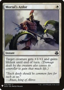 Mortal's Ardor Light Play, English Magic the Gathering MTG Mystery Booster - Picture 1 of 1