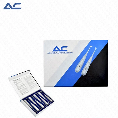 Azatek Dental Luxation Root Elevator Surgical Instruments Dentist Extraction Set