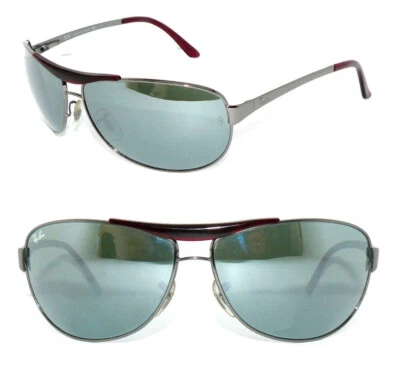 RAY BAN SONNENBRILLE GRAU SPIEGEL RB 3324 004/40 WARRIOR 3343 PILOT BRILLE 3342 - Bild 1 von 4