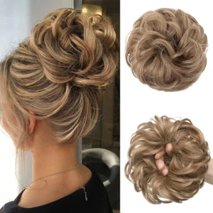 Grande Chignon Finto per Capelli, Chignon Facile per Capelli Elastico Capelli Fi - Foto 1 di 7