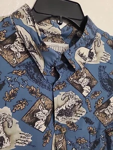 Authentic Outfitters Roundtrer & Yorke Jagd Widder Hirsch Bock Grafik Shirt XL - Bild 1 von 9