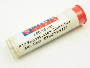 BelNic Tools KSC-13-6AL #13 Caribide Schlüsselsitzfräser gerader Zahn 0,562 x 0,169 - Bild 1 von 5