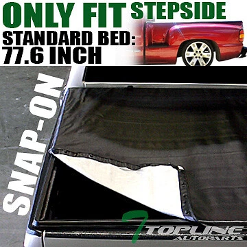 Topline For 1999+ Silverado/Sierra 6.5 Ft Bed Stepside Hidden Snap Tonneau Cover Foto 1 de 4