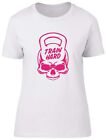 Gym Weight Lifting T-Shirt Womens Excercise Skull Muscles Ladies Gift Tee