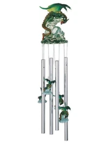 Green Dragon 23 Inch Windchime - Picture 1 of 1