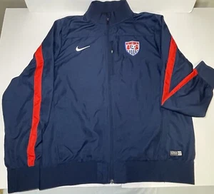 USA 2014 TRAINING FOOTBALL JACKET JERSEY NIKE SIZE Xl Men’s - Picture 1 of 7