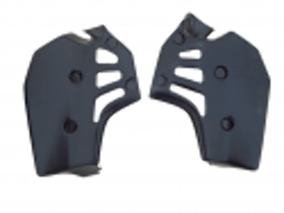 Cagiva WMX 125 250 1988 cubiertas de radiador negras Foto 1 de 1