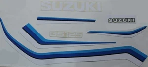 Suzuki GS125ES Custom Original Design Replica Sticker Decal Full Set any colour - Picture 1 of 10