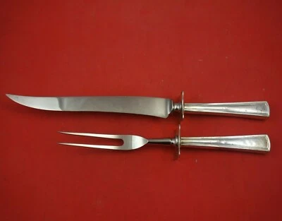 Virginia by Dominick and Haff Sterling Silver Roast Carving Set 2pc HH WS - Image 1 of 3