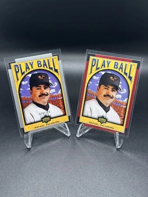 2004 UD Play Ball #84 Rafael Palmeiro (Base Card + Parallel) 028/175 - Image 1 of 2