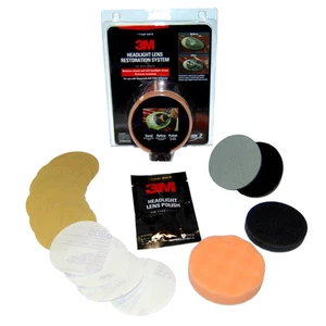 3M Headlight Headlamp Lens Restoration Polish Kit.U just need a drill.VideoBelow - Picture 1 of 3