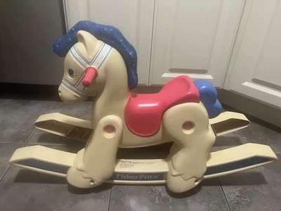 Cavalo de balanço vintage Fisher Price 1988 - Imagem 1 de 4