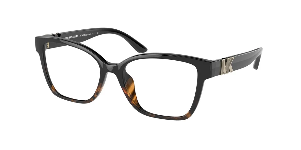 MICHAEL KORS MK4094U 3912 Karlie I Black Dark Tortoise 53 mm Women's Eyeglasses - Image 1 of 1