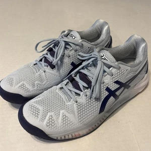 Asics Gel Resolution 8 Women's Size 10 Blue Running Athletic Sneakers 1042A072 - Picture 1 of 12