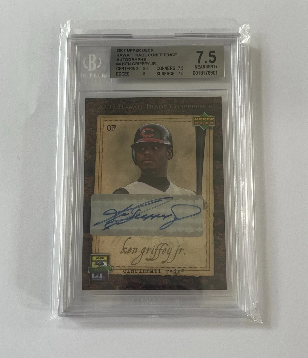 Ken Griffey Jr Upper Deck 7.5 Graded Baseball Trading Cards
