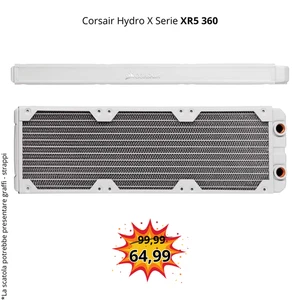 Corsair Hydro X Series XR5 Da 360 mm Radiatore per Raffreddamento a Liquido - Zdjęcie 1 z 1