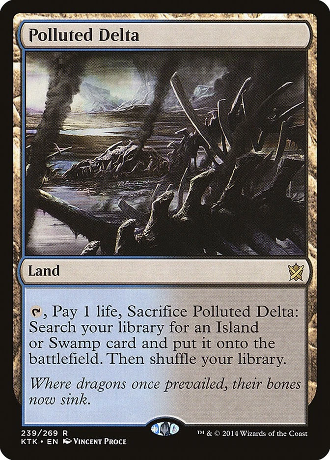 MTG Polluted Delta  - Khans of Tarkir #239 - Image 1 of 1