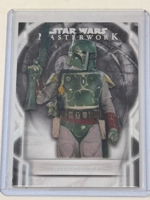 2018 Topps Star Wars Masterwork Silver Boba Fett #16 - Image 1 of 3