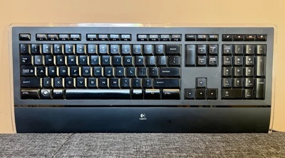 Logitech Illuminated Keyboard Y-UY95 Wired USB (Tested, Working) - Image 1 of 4