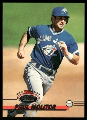 1993 Stadium Club Paul Molitor Toronto Blue Jays #627 - Image 1 of 2