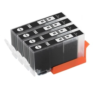 4 Photo Black Ink Cartridges for HP Photosmart 7520 C5390 D5468 C309g C309a - Picture 1 of 6