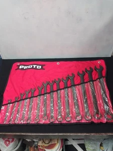 Proto Tools J1200FBASD 14pc SAE 3/8 to 1-1/4 Black Finish Combination Wrench Set - Bild 1 von 5