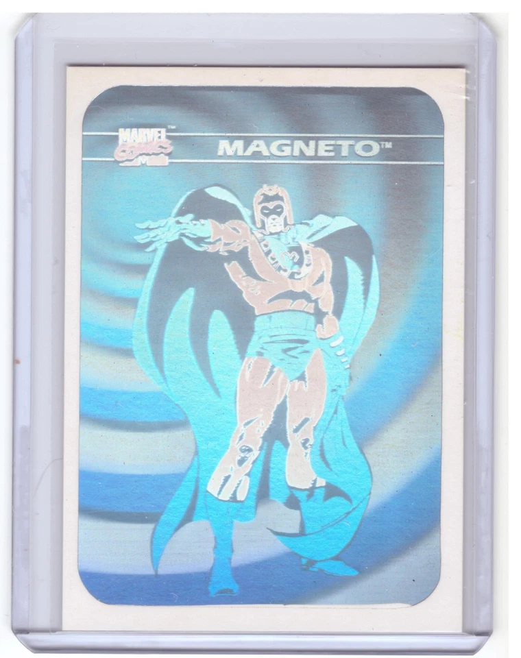 1990 Marvel Universe HOLOGRAM Trading Card Magneto #MH2  - Image 1 of 1