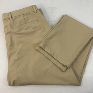 Pantalones de vestir Lauren Ralph Lauren para hombre 34 x 32 caqui elástico chino frente plano - Imagen 1 de 12