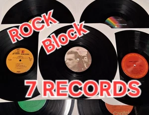 vinyl records lot Rock Block - LP - Picture 1 of 10