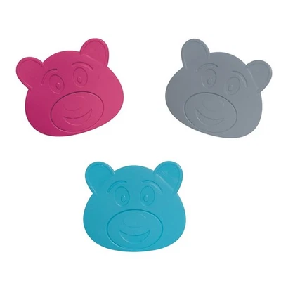 Spirella Duschmatte Badewanneneinlage Anti Rutsch Pads "Bärchen" 6 Stück - Bild 1 von 4