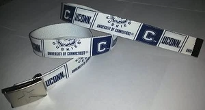 University of Connecticut Huskies BELT NCAA Fan Game Gear College Alumni UCONN - Picture 1 of 1