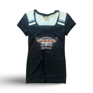 Iron Horse Saloon Women’s Biker T Shirt Size Small NEW - Picture 1 of 6