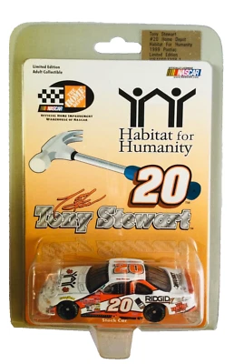 Nascar Tony Stewart  HABITAT FOR HUMANITY HOME DEPOT #20 PONTIAC 1:64 - Image 1 of 4