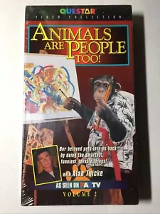 ANIMALS ARE PEOPLE TOO VOL 2 Alan Thicke new VHS 1999 - Foto 1 di 6