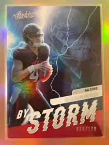 Desmond Ridder - Absolute 2022 “By Storm” #BST-4 rojo paralelo 030/100 - Imagen 1 de 2