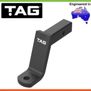 New * TAG * Tow Ball Mount - 210mm Long, 108ᄚ Face, 50mm Square Hitch - Foto 1 di 5