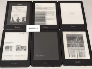 Lot of 6 Kobo E-Readers N249 - Not Working, For Parts - Afbeelding 1 van 3