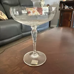 Mikasa Austria Waverly Twist Stiel groß Margarita Martini Dessert Kompott 6 3/4" - Bild 1 von 4