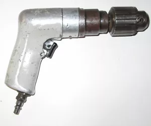 Rockwell Pistol Grip Pneumatic Air Drill Air Tool 1/2 Jacobs Chuck 33B 5/16-1/2" - Picture 1 of 12