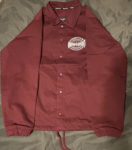 Giacca a vento Primtive x Independent Truck Co. "Global" Coach (Borgogna)