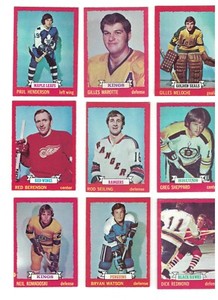 1973-74 OPC HOCKEY YOU CHOOSE