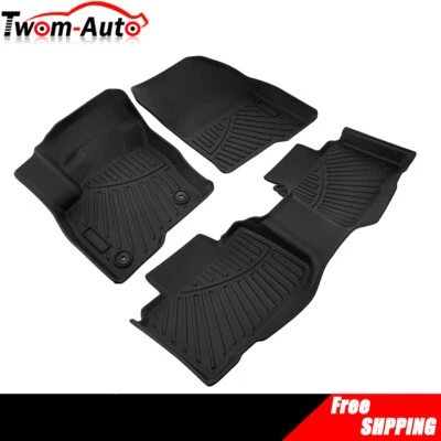 Alfombrilla de goma TPE para Ford Edge 2015-2024 forro de goma delantero trasero para todo tipo de clima Foto 1 de 4